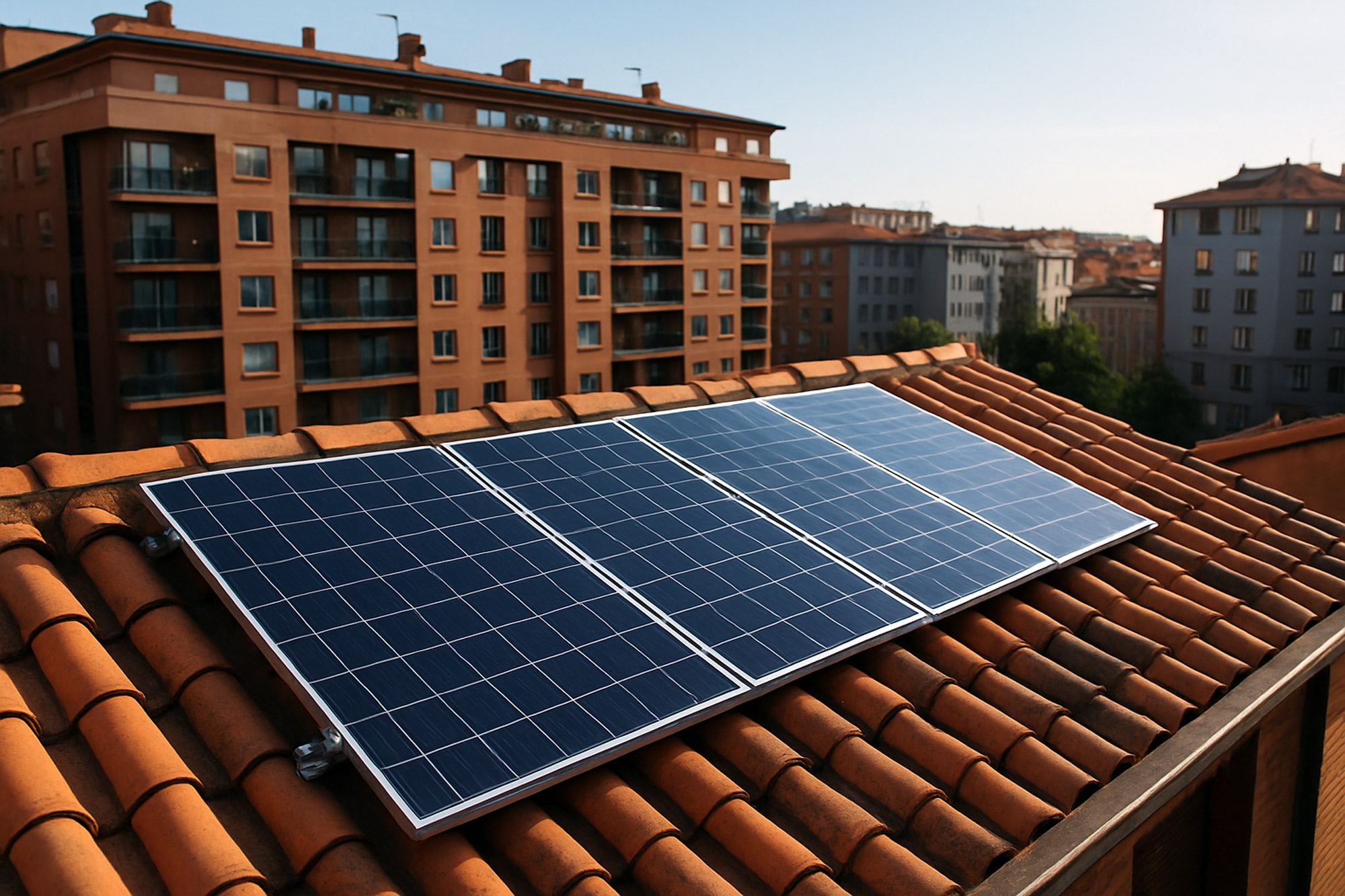 Placas solares en comunidades de vecinos