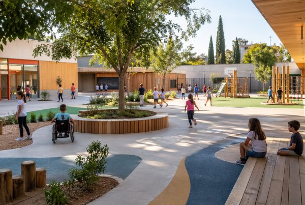 Diseño de patios de colegio inclusivos